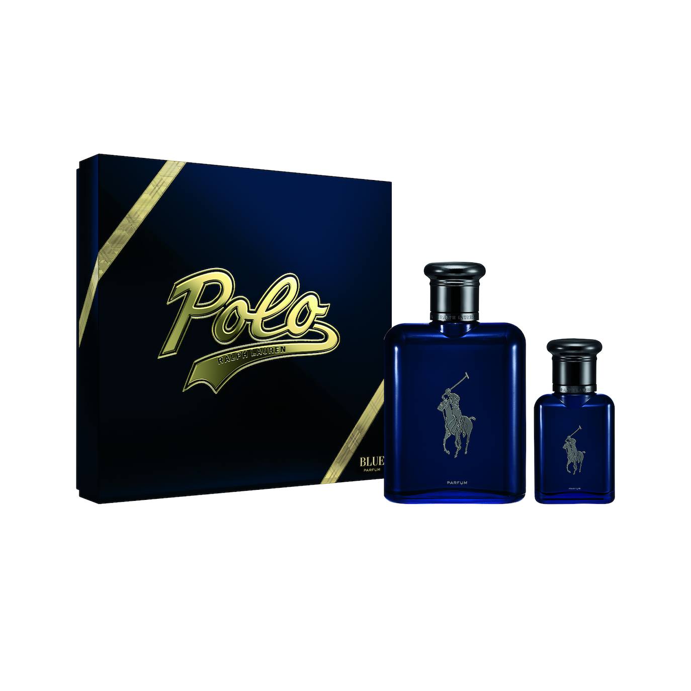 Polo Blue de Ralph Lauren (132 euros, 125 ml + 40 ml). Su aroma fresco y afrutado destaca por ingredientes como el melón, el pepino y la mandarina. Acompañado también de esencia de albahaca, absoluto de salvia clara y geranio, en combinación con aromas secos como el ante, el musgo aterciopelado, el ámbar, el pachuli y los almizcles puros.