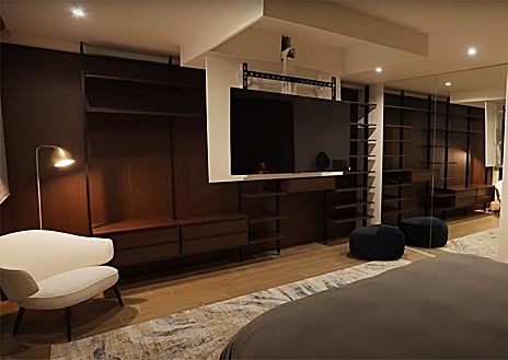 Imagen secundaria 1 - Así es el dormitorio y la terraza del dúplex.