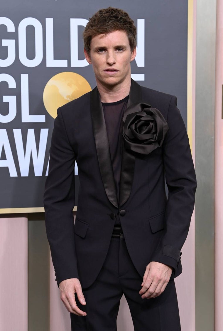 Eddie Redmayne en los Globos de Oro