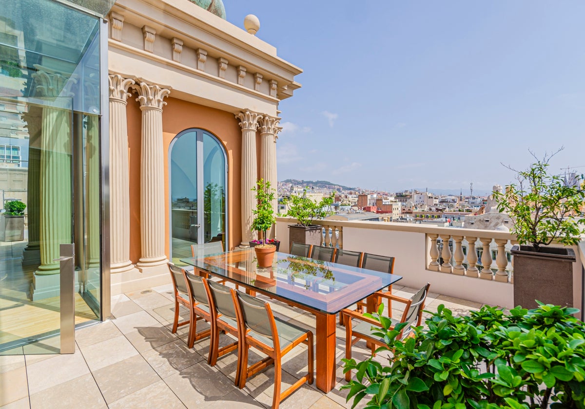 Así es el exclusivo ático de Barcelona que ha puesto a la venta Sotheby's International Realty