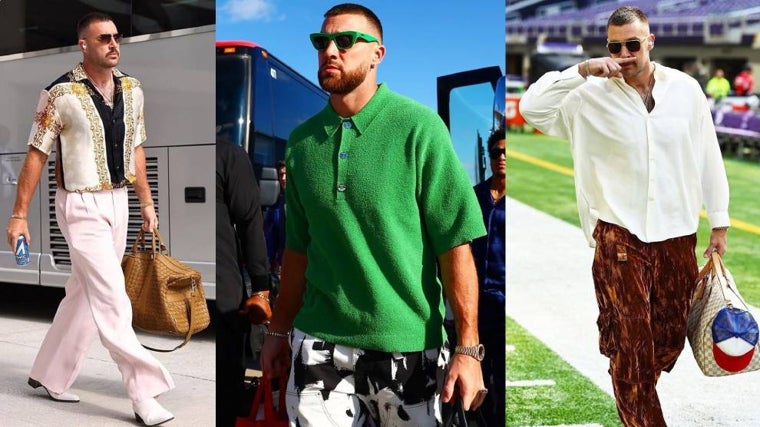 Distintos looks de Travis Kelce