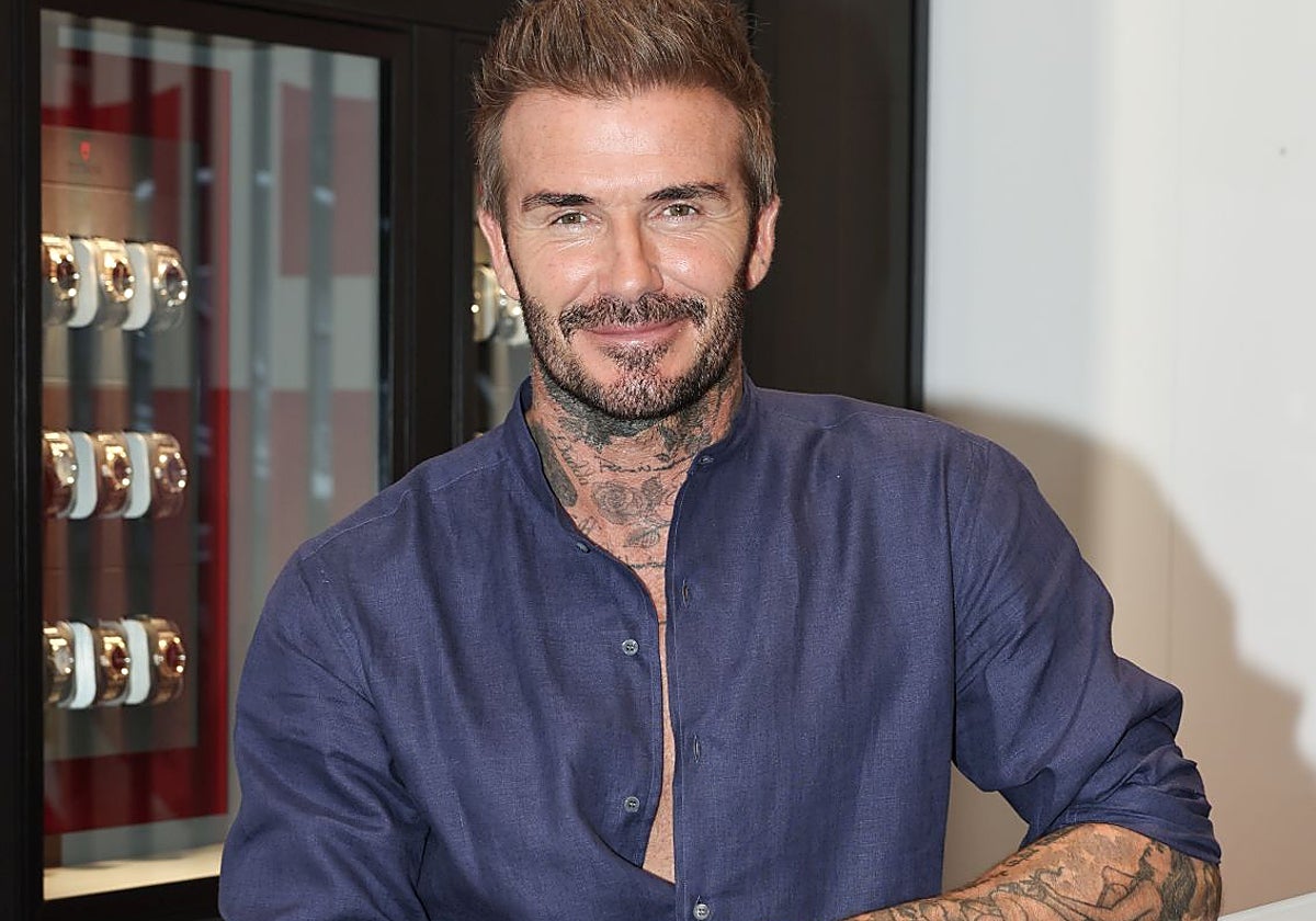 David Beckham revoluciona Barcelona para inaugurar una nueva boutique relojera de lujo