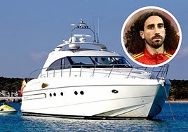 Así es el lujoso yate en el que Marc Cucurella pasa sus vacaciones en Ibiza