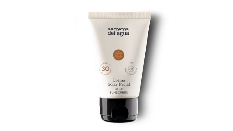 Crema solar facial SPF 30 de Secretos del Agua.