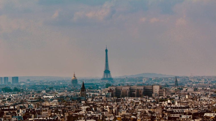 Vista aérea de París