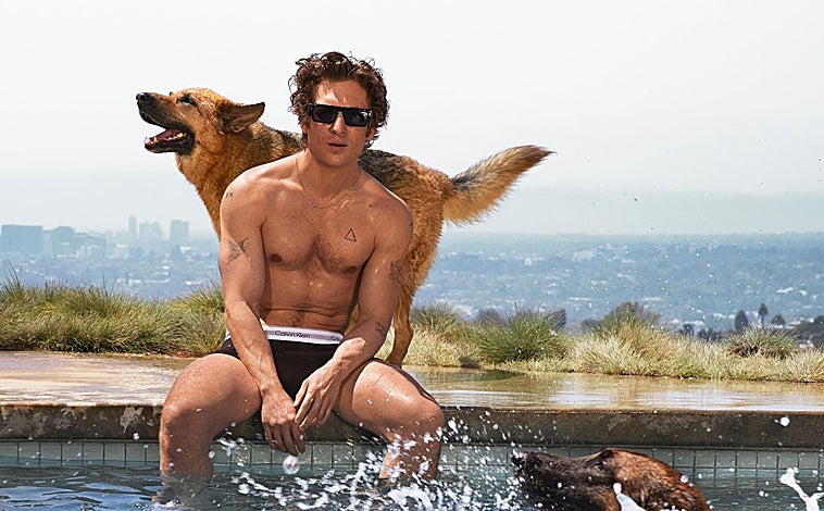 Imagen principal - Algunas de las imágenes de la nueva campaña protagonizada por Jeremy Allen White