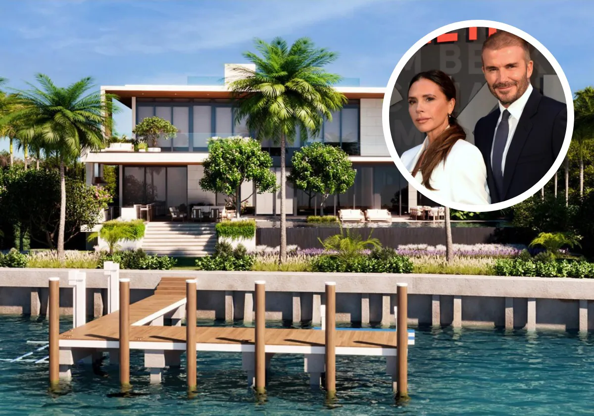 La nueva casa de los Beckham en Miami cuesta 80 millones de dólares.