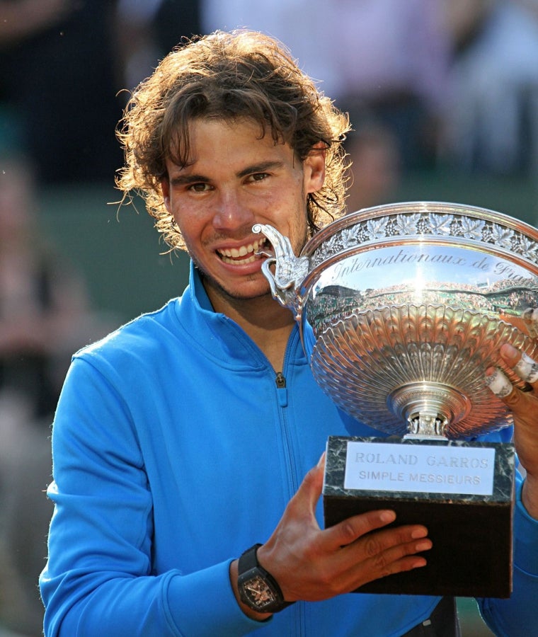 Desde 2010, Rafa Nadal luce en su muñeca los relojes de Richard Miller.