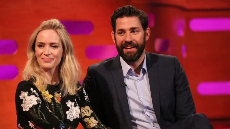 John Krasinski and Emily Blunt.