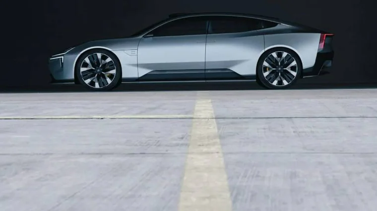 Prototype on which the Polestar 5 is based