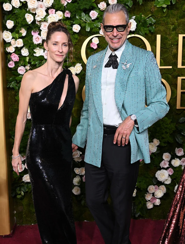 Jeff Goldblum at the 2025 Golden Globes.