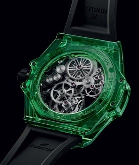 Imagen secundaria 2 - El nuevo Big Bang Tourbillon Automatic Green Saxem de Hublot