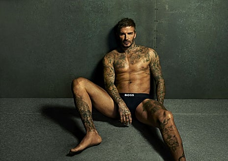 Imagen secundaria 1 - Fotos de la campaña de Beckham para la línea de ropa interior de BOSS
