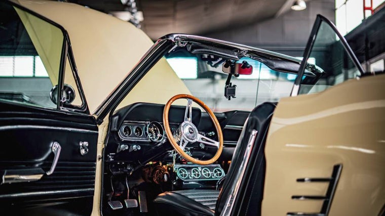Detalle de un Mustang Export