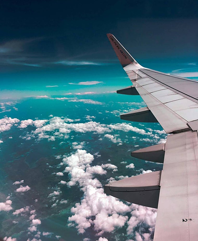 Avión en pleno vuelo