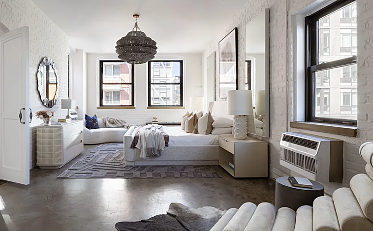 Imagen principal - Suite principal, salón comedor y cocina del ático de Linda Evangelista