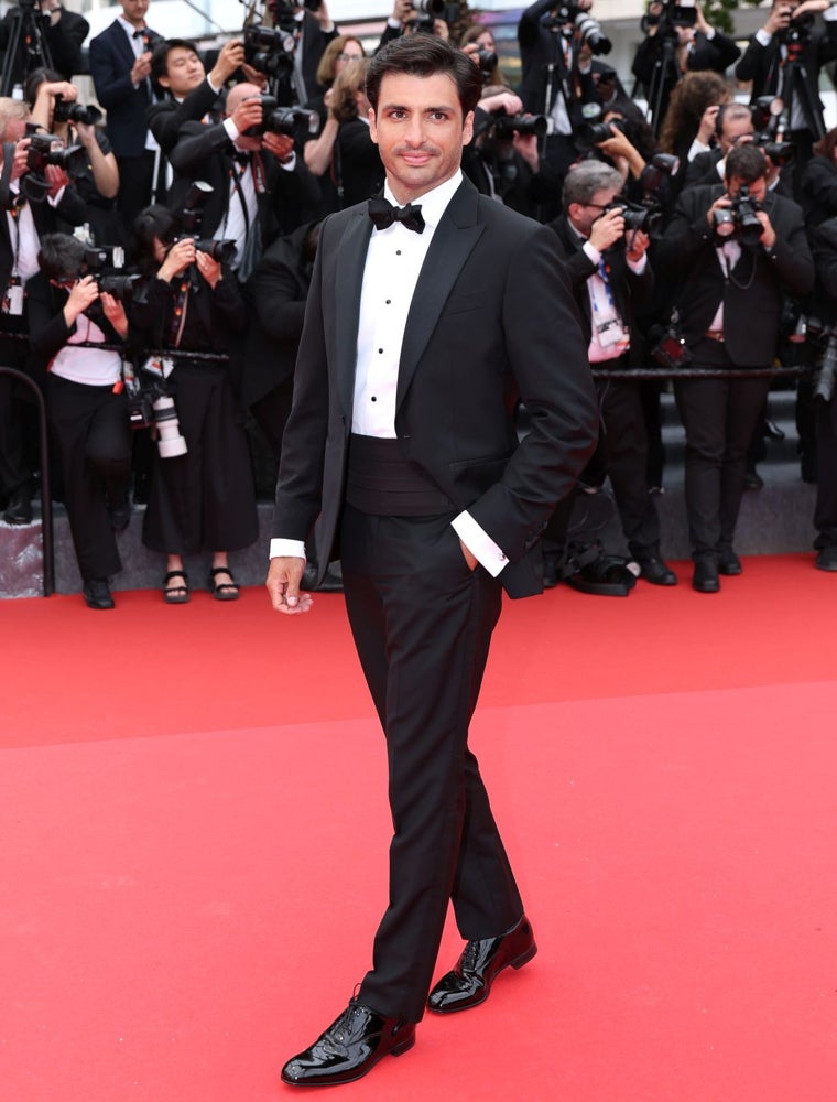 Carlos Sainz en el Festival de Cannes, como portavoz mundial de L'Oréal Paris.