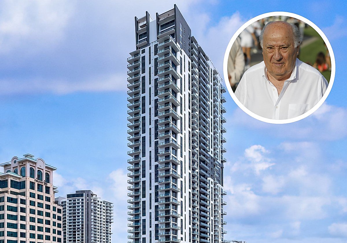 El rascacielos Veneto Las Olas, comprado por Amancio Ortega en Florida.