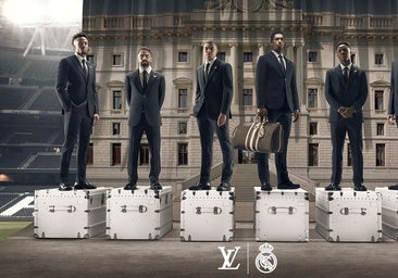 Militao, Carvajal, Mbappé, Bellingham, Vinicius y Courtois vestidos de Louis Vuitton