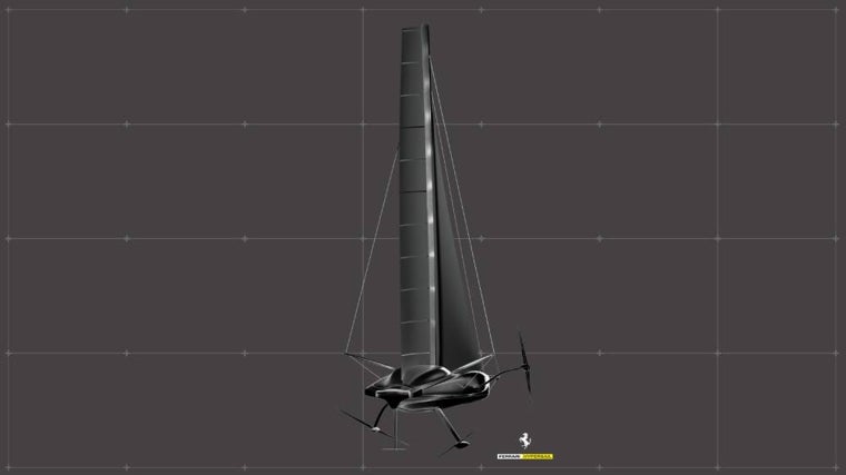 Así será el barco de Ferrari