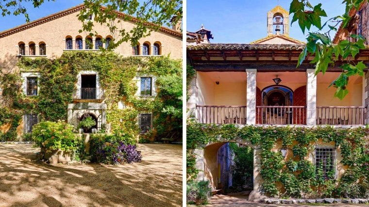 La portada de la casa principal de esta masía