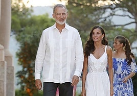 El Rey Felipe en el Palacio de Marivent