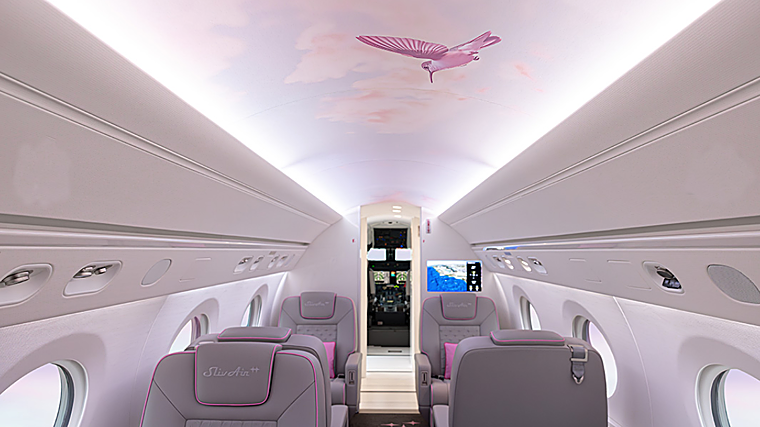 El interior parece una casa de muñecas