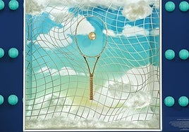 La raqueta de tenis más lujosa del US Open 2025 incluye 108 diamantes y detalles en oro