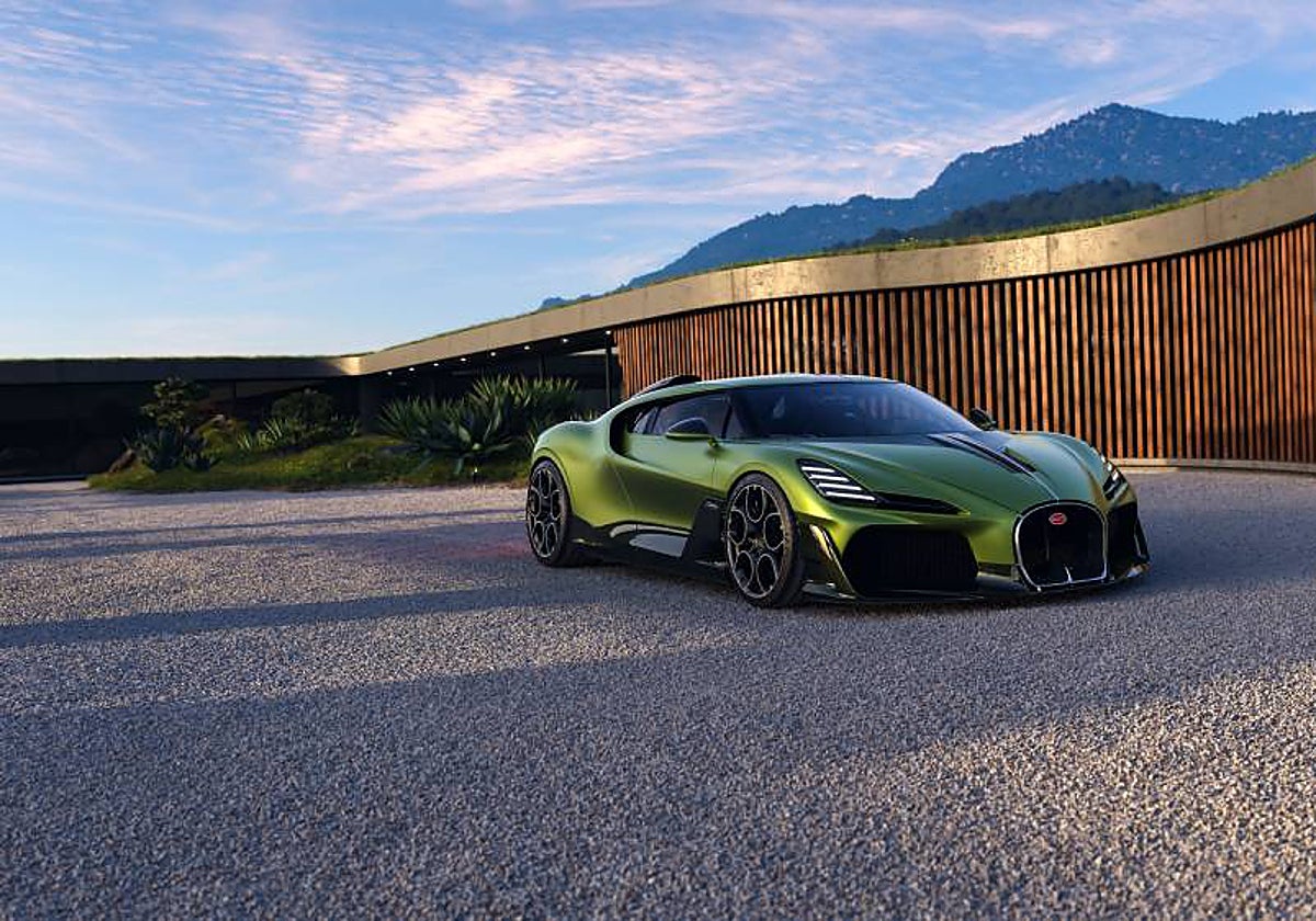 El primer coche del programa Bugatti Solitaire