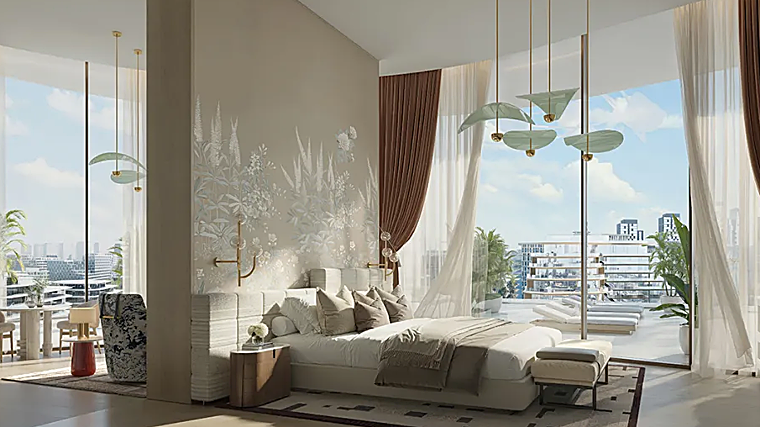 Los dos áticos tienen un total de cinco dormitorios