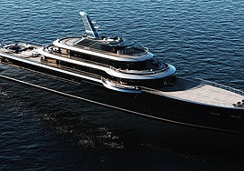 Ixan, el superyate de 200 millones de euros con una suite circular acristalada