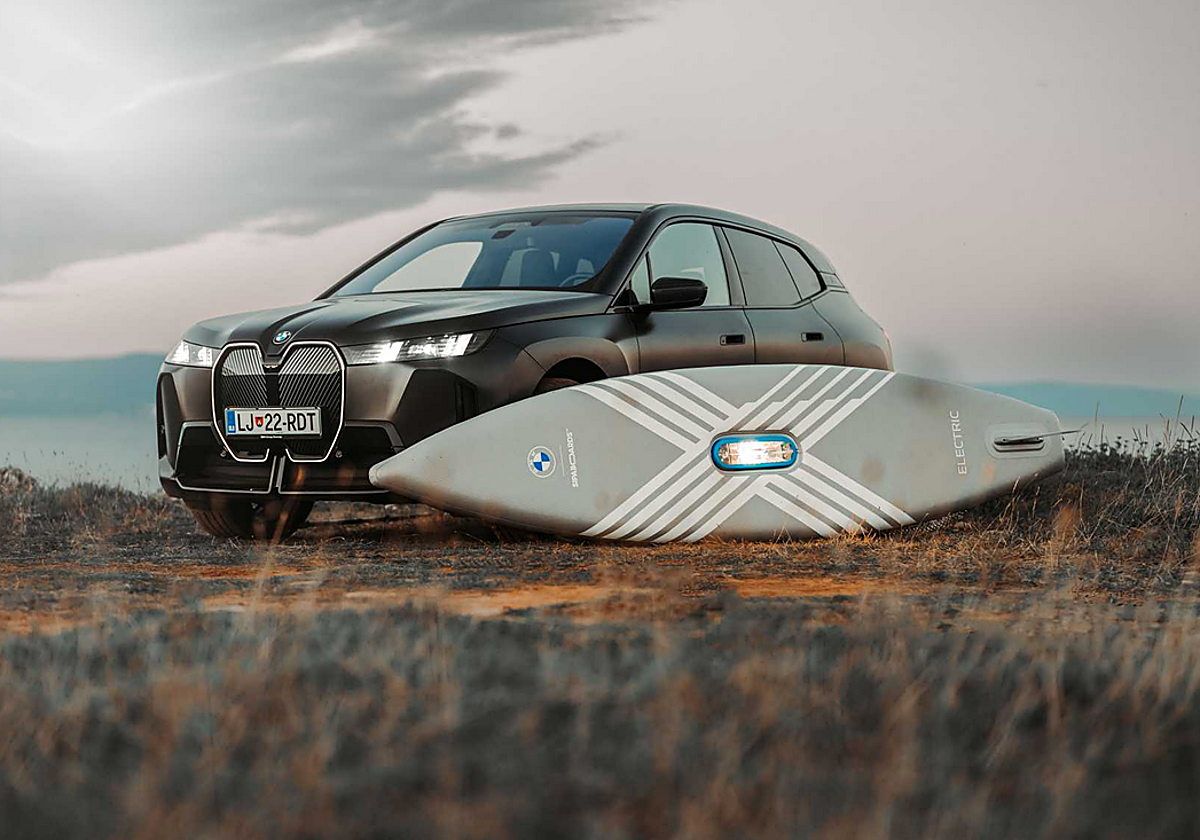 Así es la nueva tabla de paddle surf de lujo y con motor eléctrico que ha creado BMW con SipaBoards