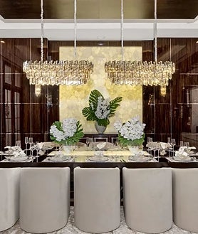 Imagen secundaria 2 - No falta tampoco una sala de cine, piscina exterior con agua salada y varias salas de estar y comedores. 