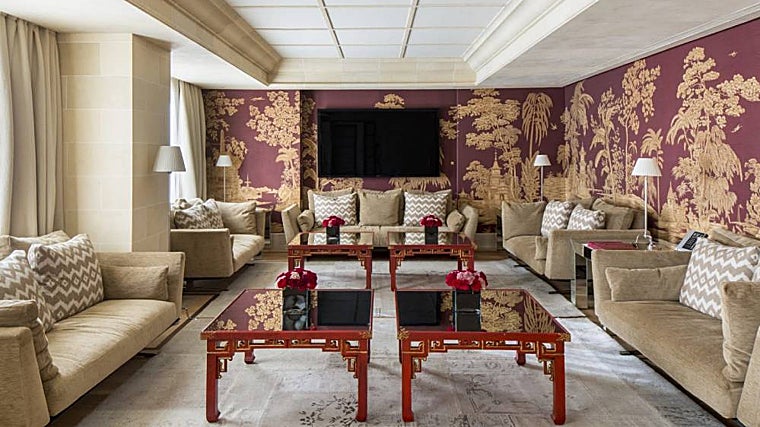 Suite del hotel Majestic de Barcelona