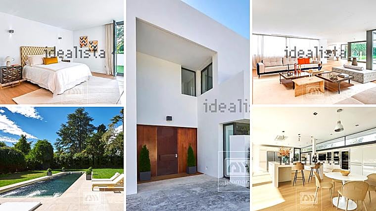 Pictures of the different rooms of the mansion where Bertin Osborne recorded a song 