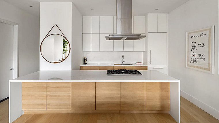 Imagen de la cocina de diseño del apartamento