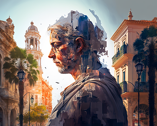 Representación de Sevilla, por Midjourney