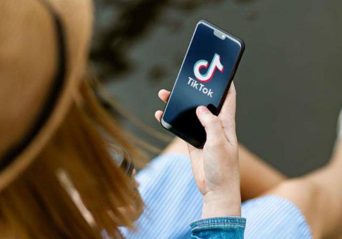 Usuaria de la red social TikTok