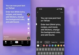 TikTok se suma a la pelea de Twitter y Threads: la 'app' presenta la opción de hacer publicaciones de texto