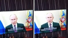 Varias televisiones rusas sufren un hackeo y difunden un discurso de un 'deepfake' de Putin: «Tropas ucranianas han entrado en Rusia»