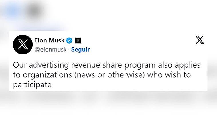 Las organizaciones ya pueden acceder al programa de monetización de X (Twitter)