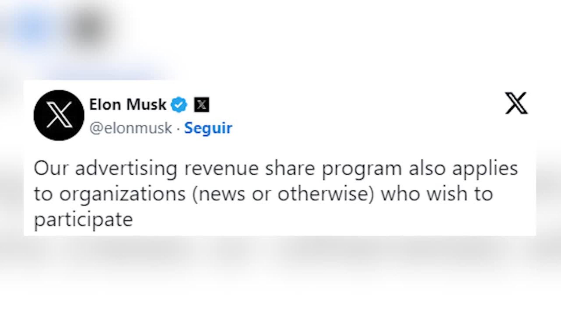 Las organizaciones ya pueden acceder al programa de monetización de X (Twitter)