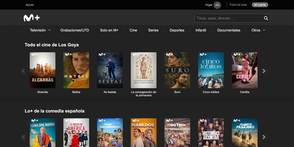 Más cambios en Movistar Plus: estos son los nuevos canales de cine