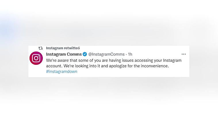Facebook, Instagram y Threads sufren una caída global de su servicio