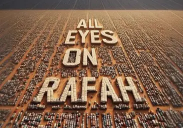 Qué significa 'All eyes on Rafah' y de dónde viene la imagen que no para de compartirse