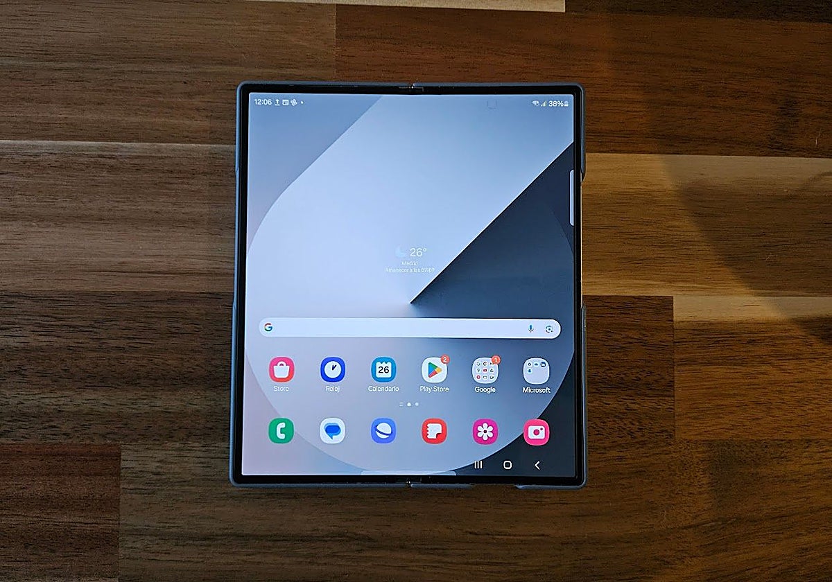 El Z Fold 6 desplegado