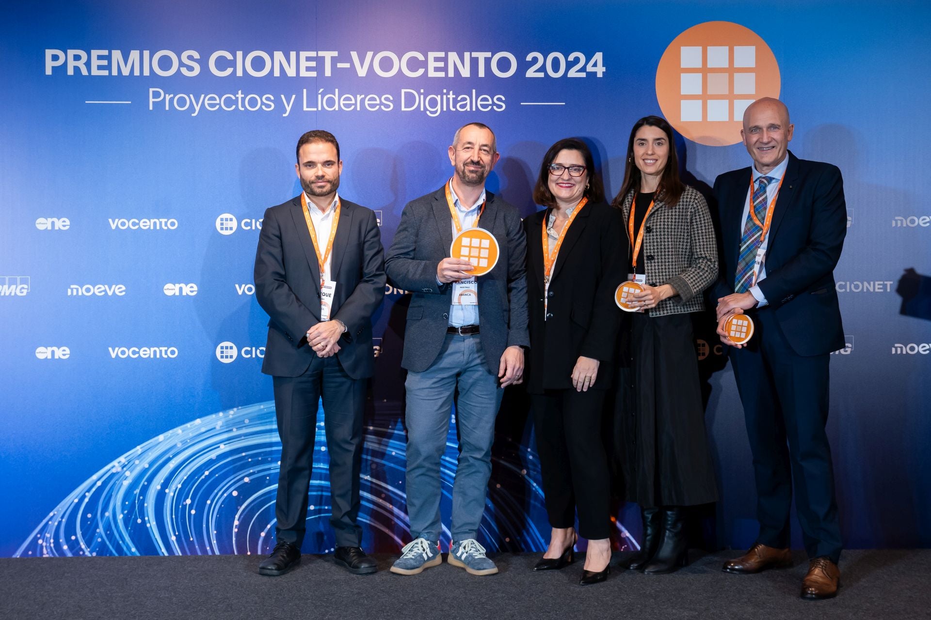 Finalistas y premiados de la cuarta edición de los Premios CIONET Vocento