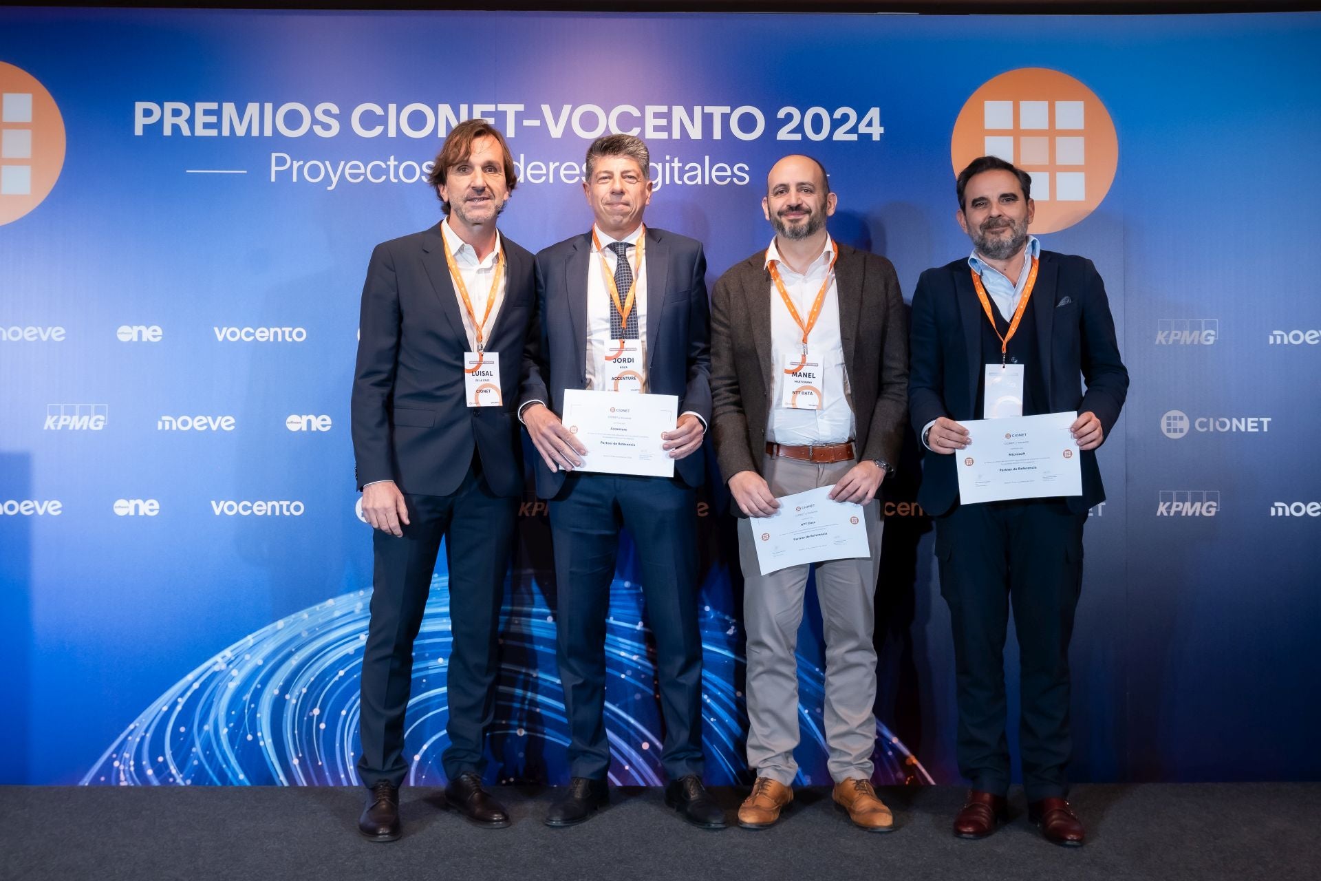 Finalistas y premiados de la cuarta edición de los Premios CIONET Vocento
