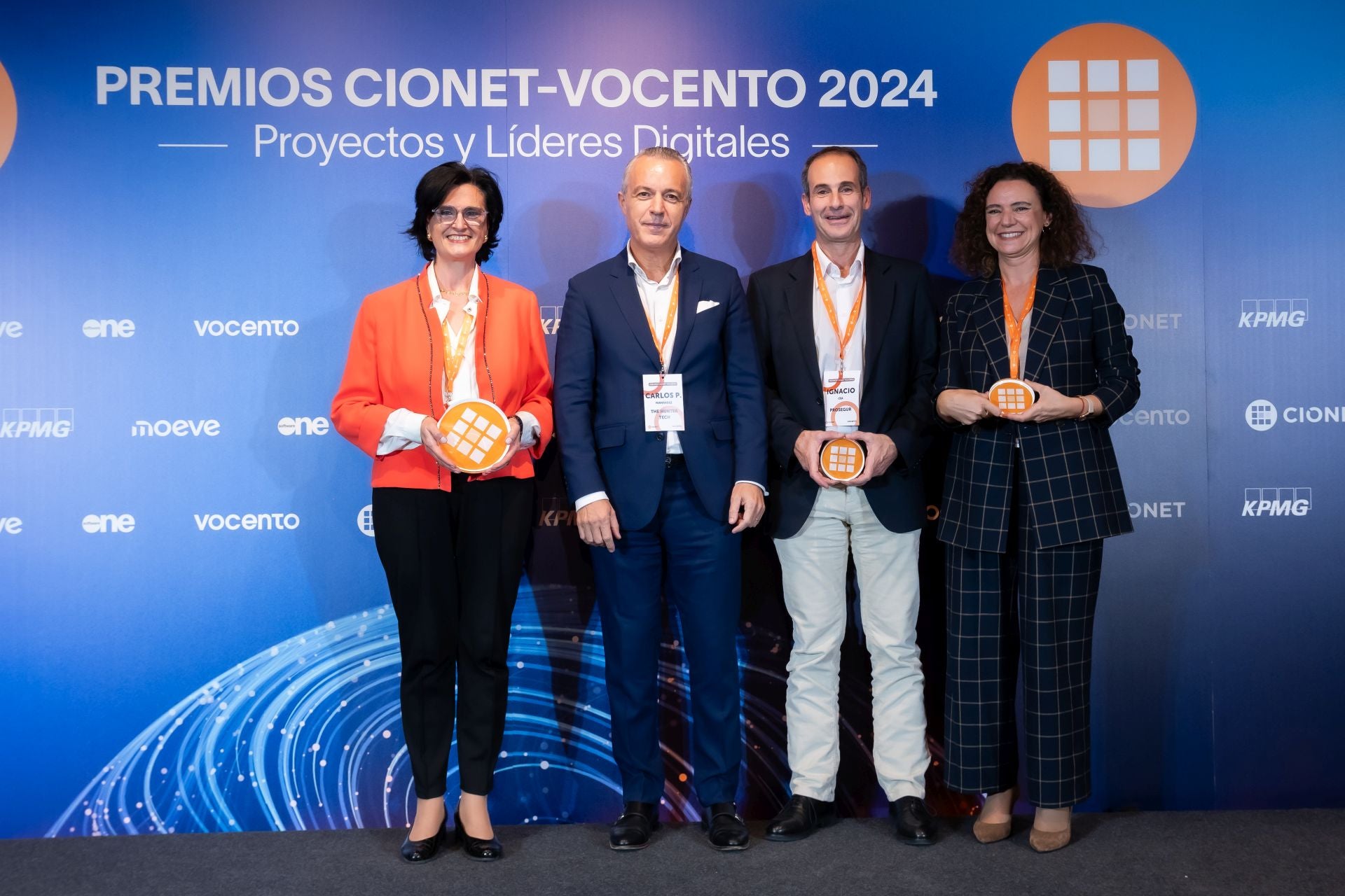 Finalistas y premiados de la cuarta edición de los Premios CIONET Vocento