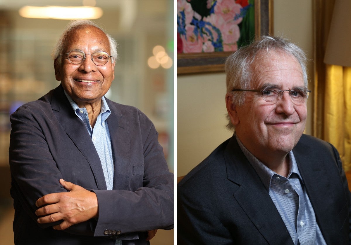 Los premiados, Anil Jain (izquierda) y Michael I. Jordan